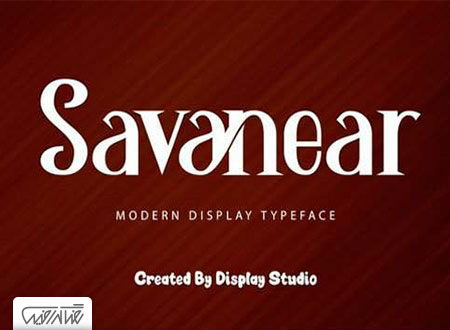 فونت انگلیسی - Savanear Font